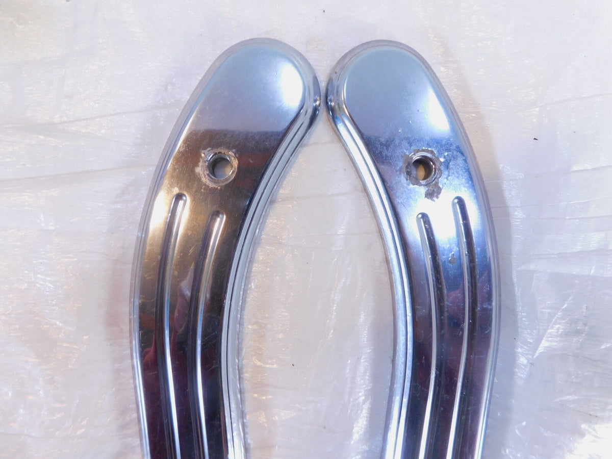 1999 Victory V92 Standard Cruiser Rear Chrome Fender Strut Mount Rail Brackets - C3 Cycle