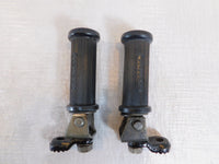 1974-1986 BMW Airhead R75/6 R65 LS R80 Black Left/Right Rear Foot Rest Footpegs - C3 Cycle