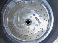 Harley Davidson Road King Electra Glide Chrome Mag Front Wheel Rim Tire & Rotors - C3 Cycle