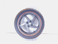 2004-2008 Honda Interceptor 800 VFR800 VFR800A ABS Silver Rear Wheel Rim & Tire - C3 Cycle