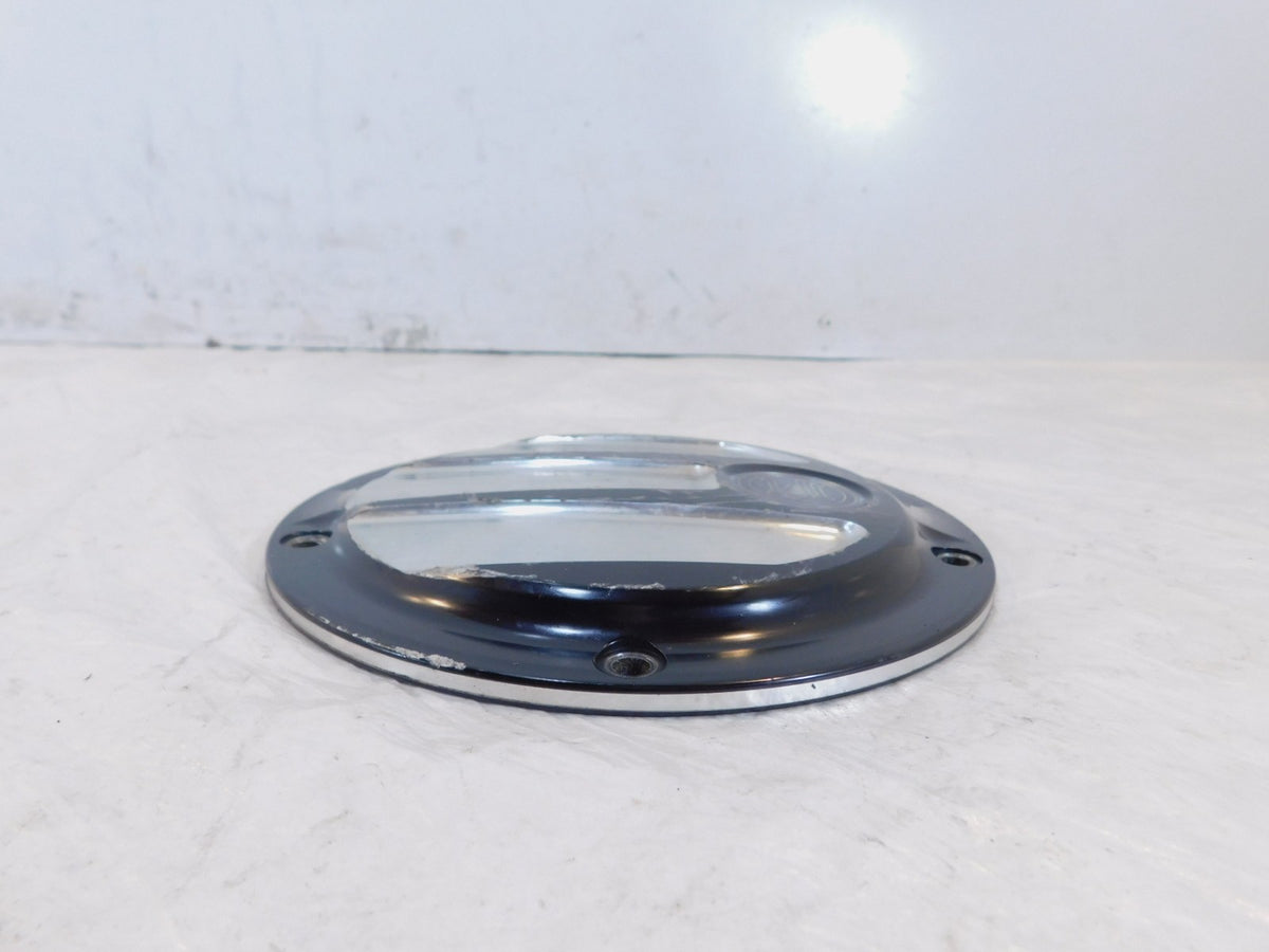 Harley Softail Dyna Black Performance Machine Left Engine Clutch Derby Cover - C3 Cycle