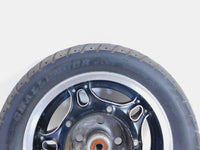 80-82 Honda CB650 CB750 Custom 650 750 Black Rear Wheel Rim & Tire 2.5"x16" - C3 Cycle