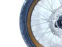 2012 Zero Motorcycle XU Spoked Laced Wire Front Wheel Rim w/ Tire & Brake Rotor - C3 Cycle