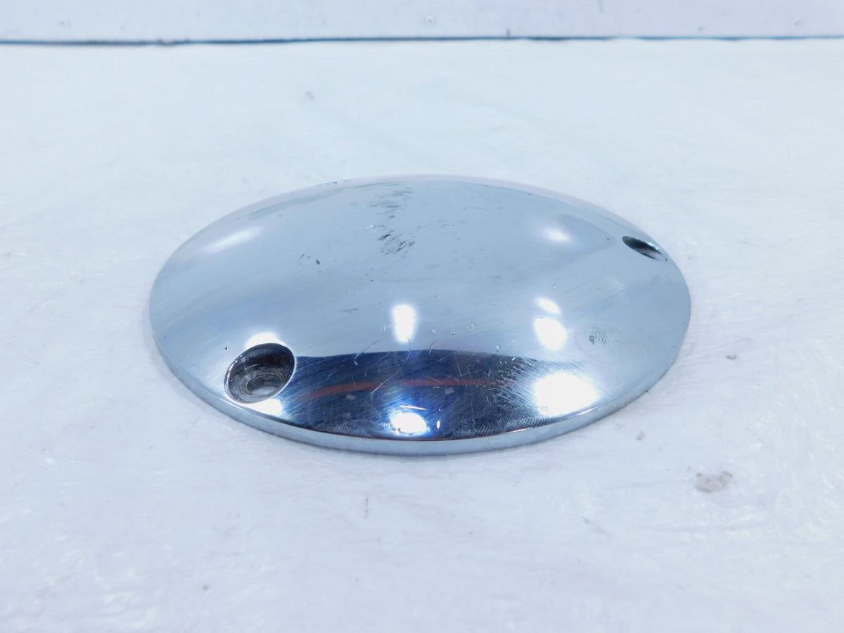 Harley Davidson Evo Softail Dyna & FXR Left Engine Chrome Derby Clutch Cover - C3 Cycle