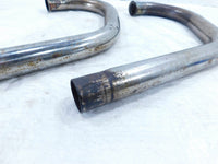 1976 76 Moto Guzzi Convert I V1000 Left/Right Front Exhaust Header Muffler Pipes - C3 Cycle