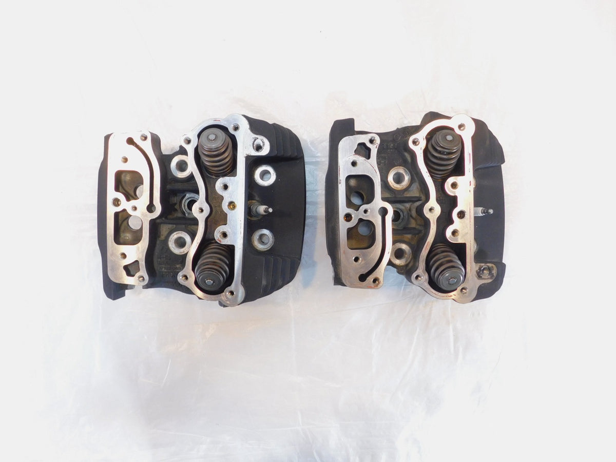 Harley Davidson Road King Street & Electra Glide Black Cylinder Heads -DAMAGE - C3 Cycle