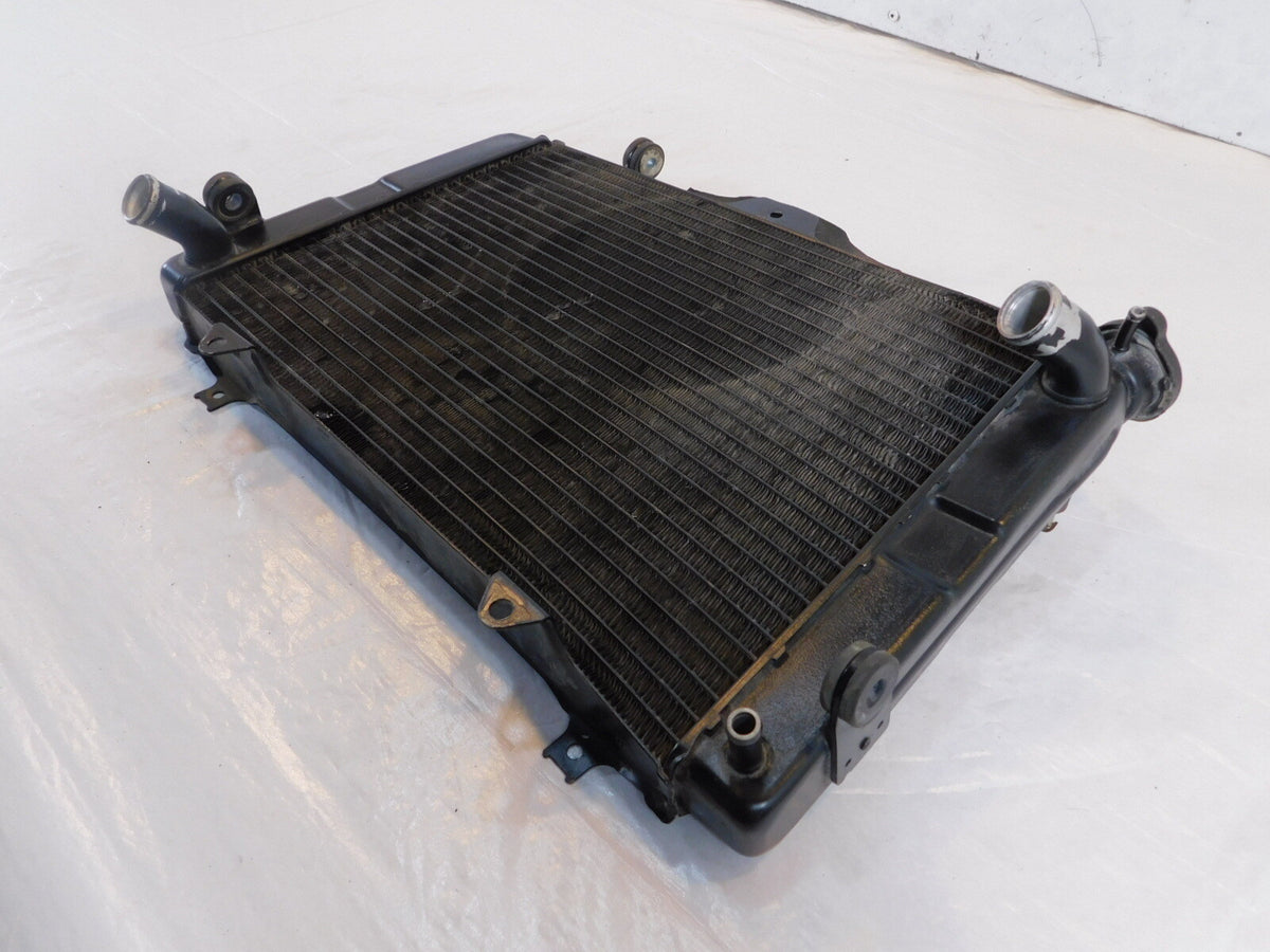 91-95 Yamaha FZR1000 Front Engine Motor Coolant Cooling Radiator - Slightly Bent - C3 Cycle