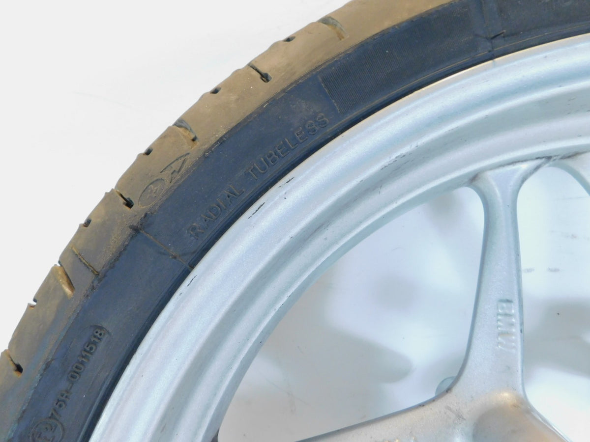 2005-13 BMW R1200RT R1200ST R1200 RT ST R900RT Silver Front Wheel -Slightly Bent - C3 Cycle