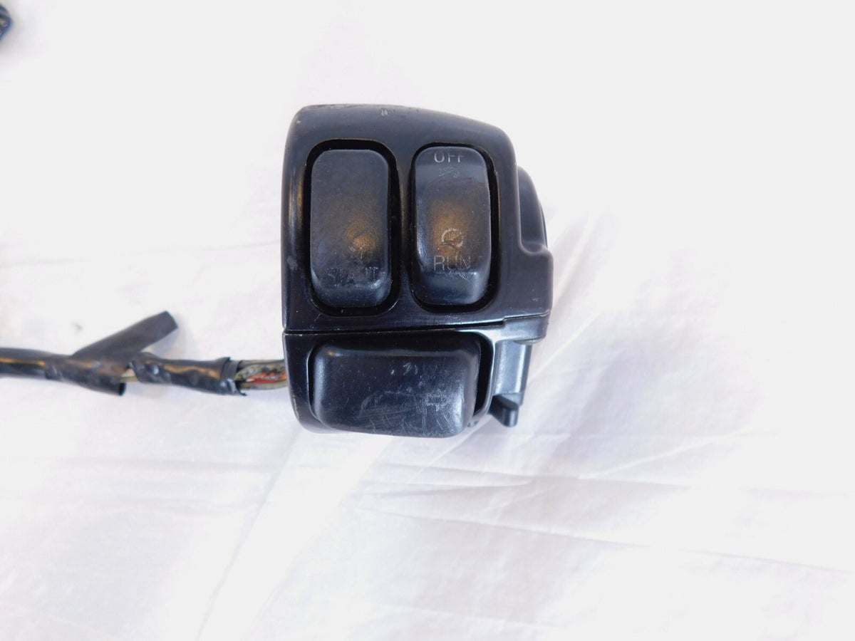 Harley Softail Dyna & Sportster Right Handlebar Engine Start Stop Switch Buttons - C3 Cycle