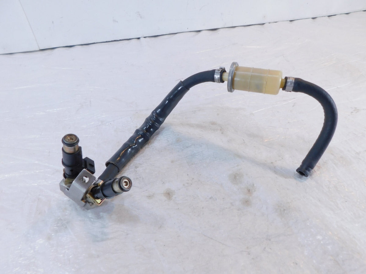 1999 Buell X1 Lightning Throttle Body Module Fuel Rail Injectors w/ Fuel Filter - C3 Cycle