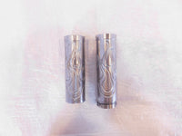 Harley Davidson Dyna Sportster & Softail Chrome Left Right Handlebar Hand Grips - C3 Cycle