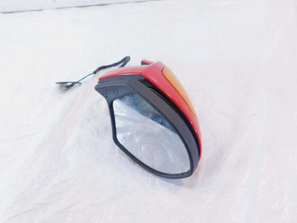 Ducati Superbike 749 749S 999 999R Red Front Right Turn Signal Side View Mirror - C3 Cycle