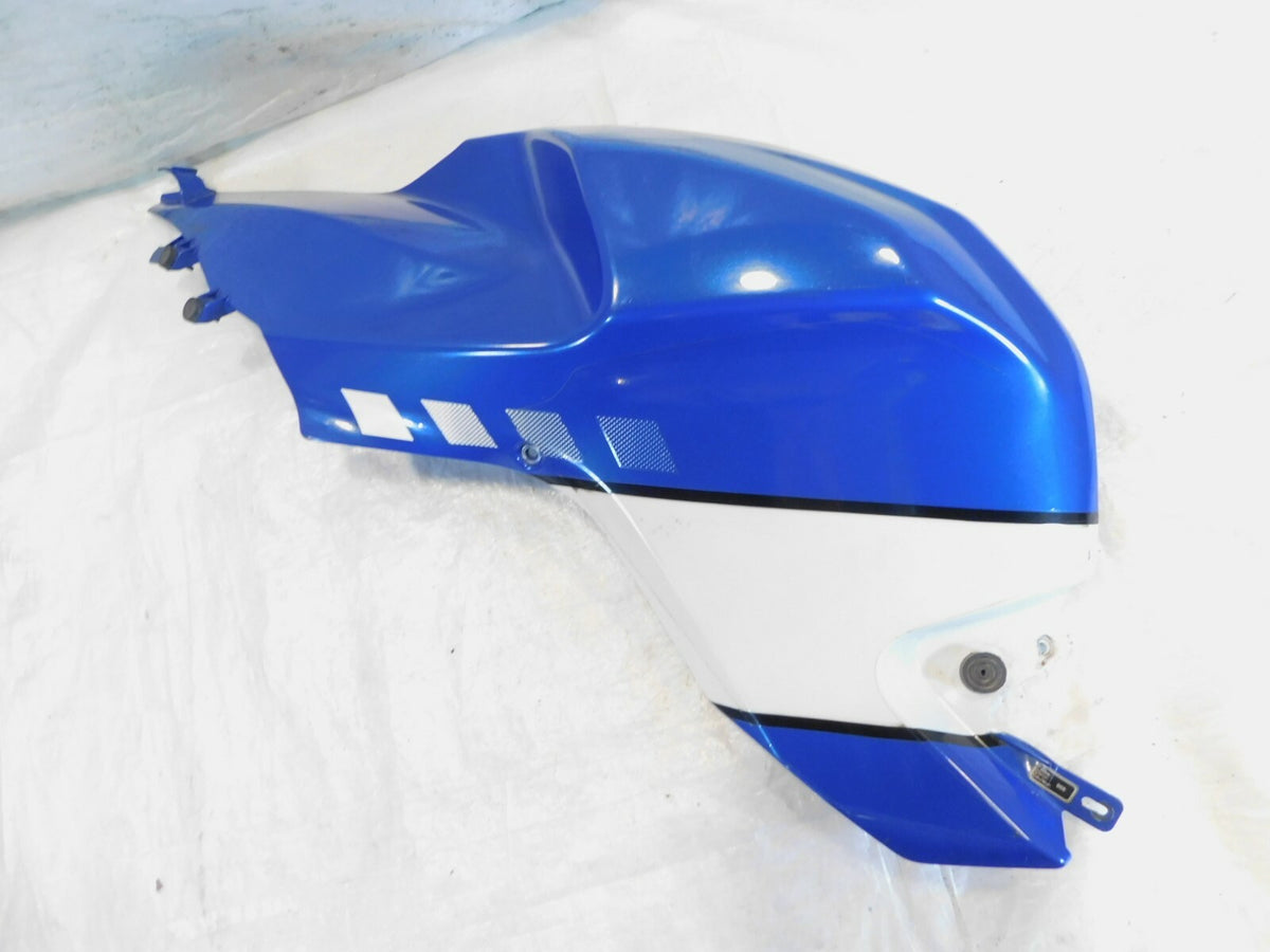 BMW K1200S & K1300S Blue/White Left Side Fuel Tank Fairing Cowling Trim Panel - C3 Cycle