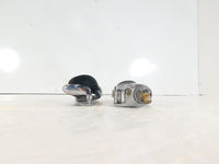 Harley Touring FXR Dyna Sportster & Softail Chrome & Rubber Footpegs Footrests - C3 Cycle