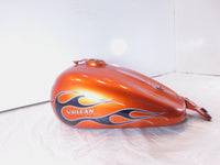 2011-2014 Vulcan 1700 VN1700 Vaquero Orange Petrol Fuel Gas Tank Reservoir dents - C3 Cycle