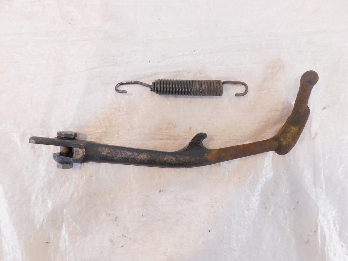 1982 82 Yamaha XJ750 Maxim 750 Black Kick Side Stand Kickstand Prop w/ Spring - C3 Cycle