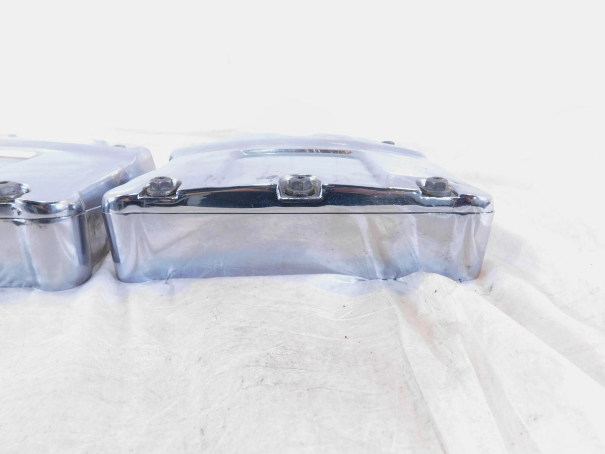 Harley Davidson Touring Dyna & Softail Chrome Cylinder Head Rocker Boxes - C3 Cycle