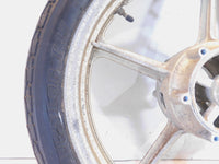 1990-1997 90-97 Yamaha Virago 750 XV750 Silver Cast Front Wheel Rim & Tire - C3 Cycle