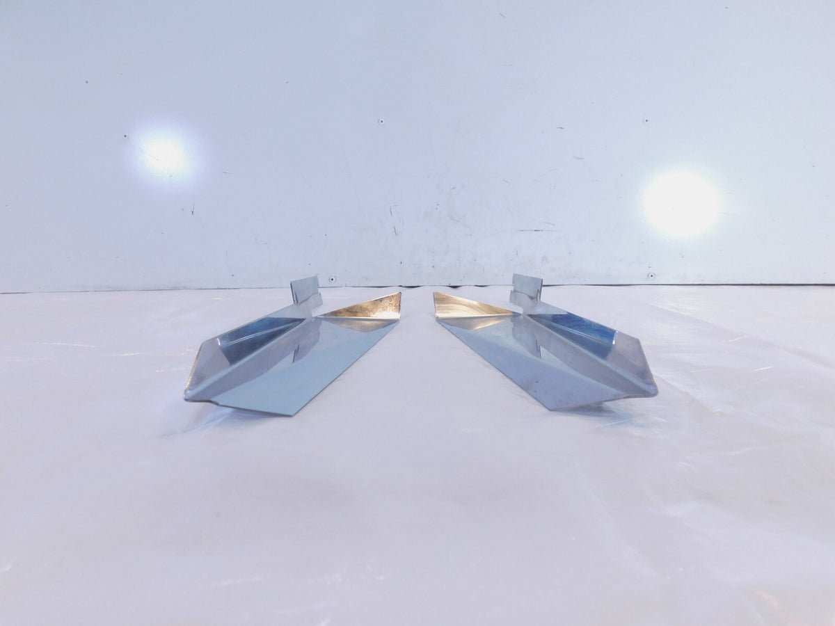 Harley Davidson Touring Electra Glide Chrome Front Fork Air Deflector Brackets - C3 Cycle