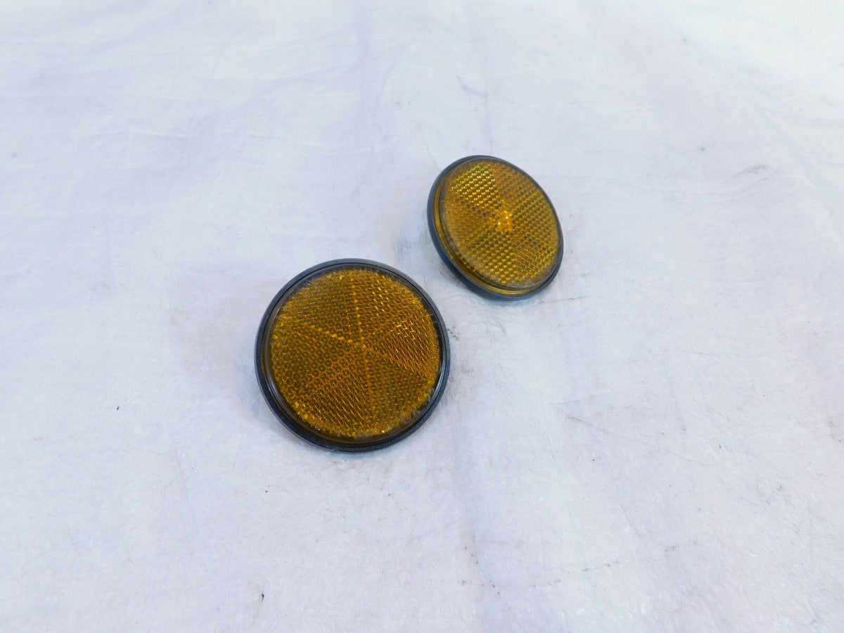 Pair Honda CBR1000RR Shadow 750 1100 Rear License Plate Plate Bracket Reflectors - C3 Cycle