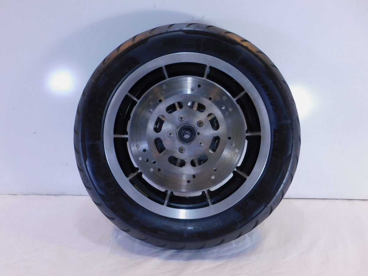 Harley Davidson EVO Touring Electra Glide Cast 10 Spoke Front Wheel Rim - BENT - C3 Cycle