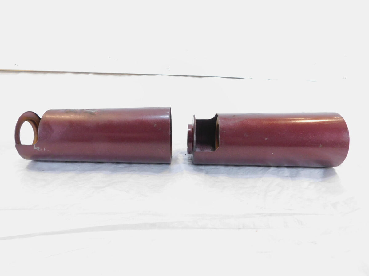 1972 72 Honda CB350K CB350K4 350 Maroon Front Lower Left/Right Fork Leg Covers - C3 Cycle