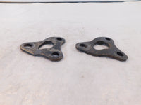 1982 82 Yamaha XJ750 Maxim 750 Black Front Left/Right Engine Mount Stay Brackets - C3 Cycle