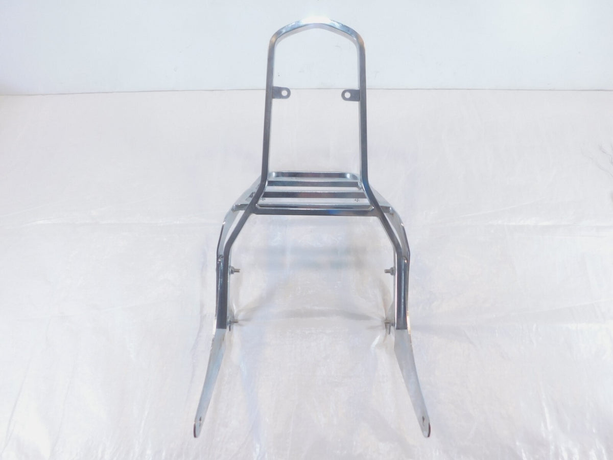 Kawasaki VN800 Vulcan 800 Classic Chrome Rear Backrest Sissybar & Luggage Rack - C3 Cycle