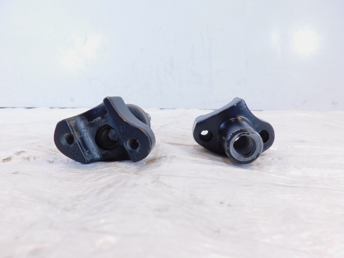 Harley Davidson Sportster 883 & 1200 & Dyna Black Handlebar Bar Riser Clamps - C3 Cycle