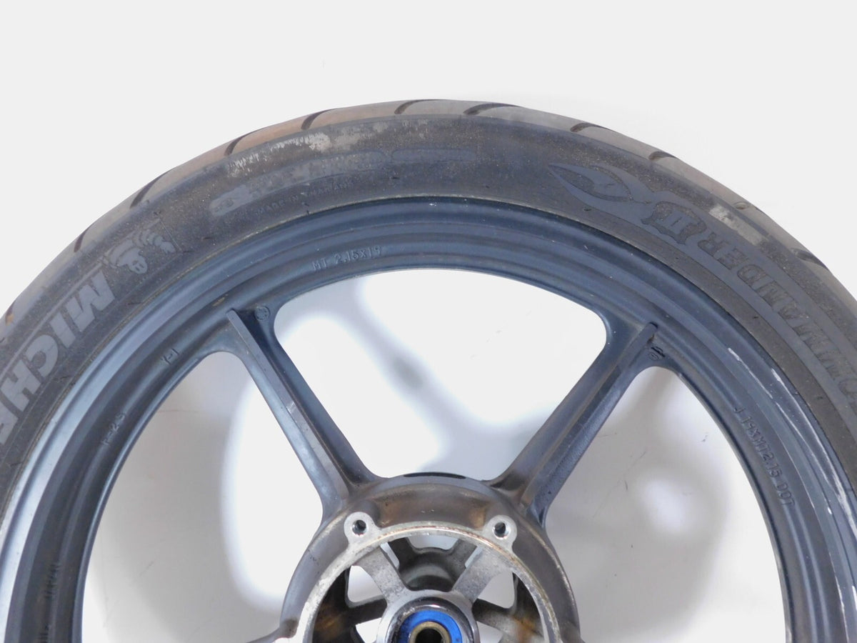 1990-1997 90-97 Yamaha Virago 750 XV750 Black Cast Front Wheel Rim & Tire - C3 Cycle