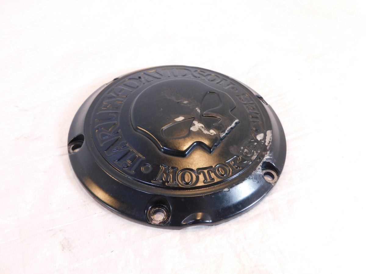 Harley Sportster 883 1200 Black Motor Willie G Clutch Inspection Derby Cover - C3 Cycle