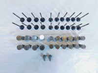 Yamaha FZR1000 Engine Motor Cylinder Head Intake & Exhaust Valves & Springs - C3 Cycle