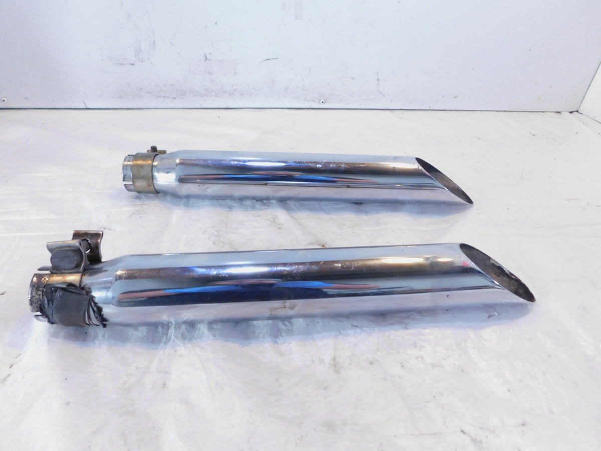 1991-1994 Harley Davidson Dyna Low Rider & Wide Glide Slash Cut Pipe Mufflers - C3 Cycle