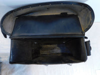 2003 Kawasaki Vulcan 1500 Aftermarket Black Left/Right Rear Storage Saddle Bags - C3 Cycle
