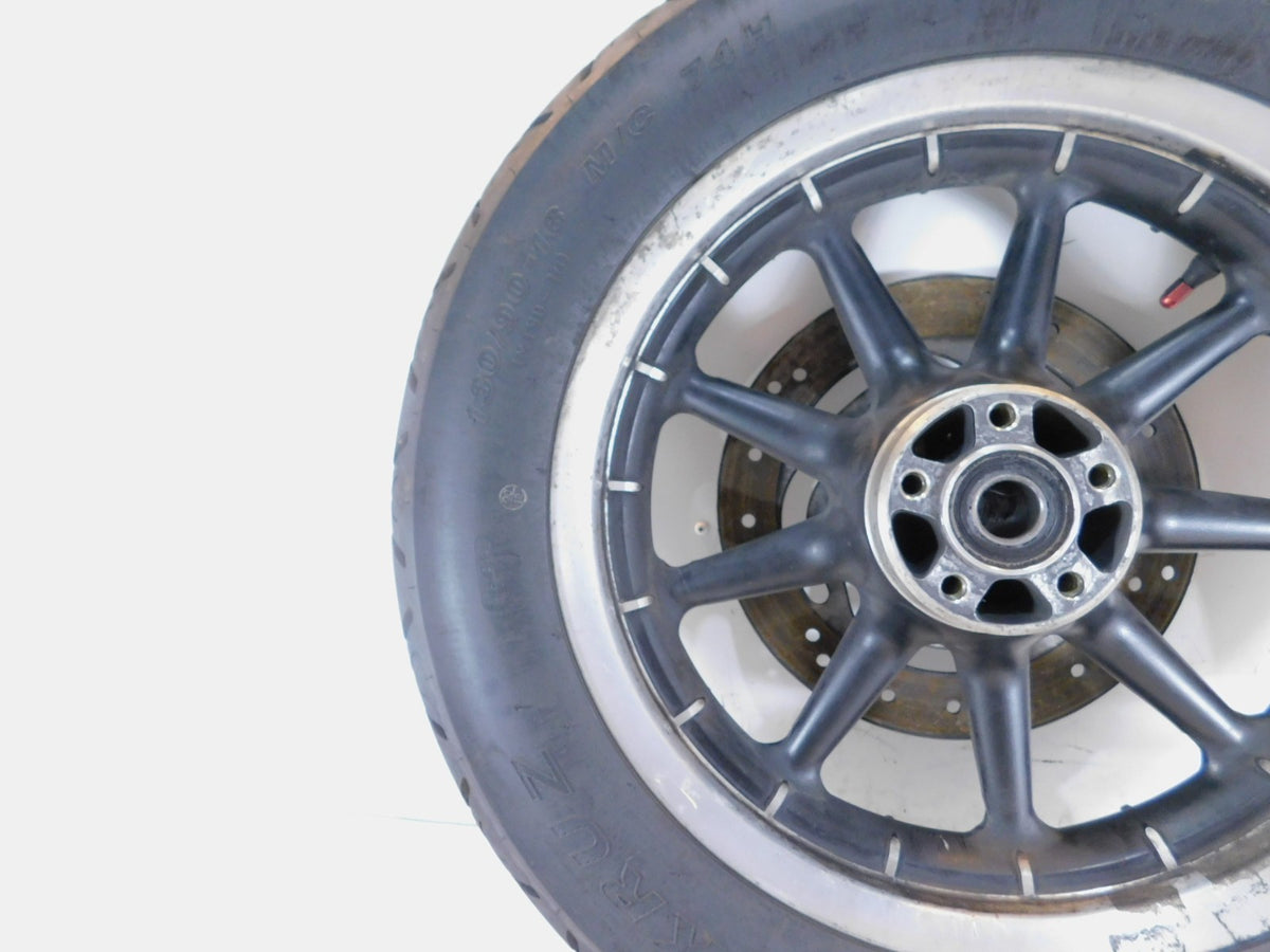 Harley Touring Road Street & Electra Glide Black Mag Cast Rear Wheel Rim & Tire - C3 Cycle