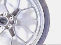 Aprilia Mana 850 GT & Shiver 750 SL750 Silver Front Wheel Rim Tire 854791 - Bent - C3 Cycle