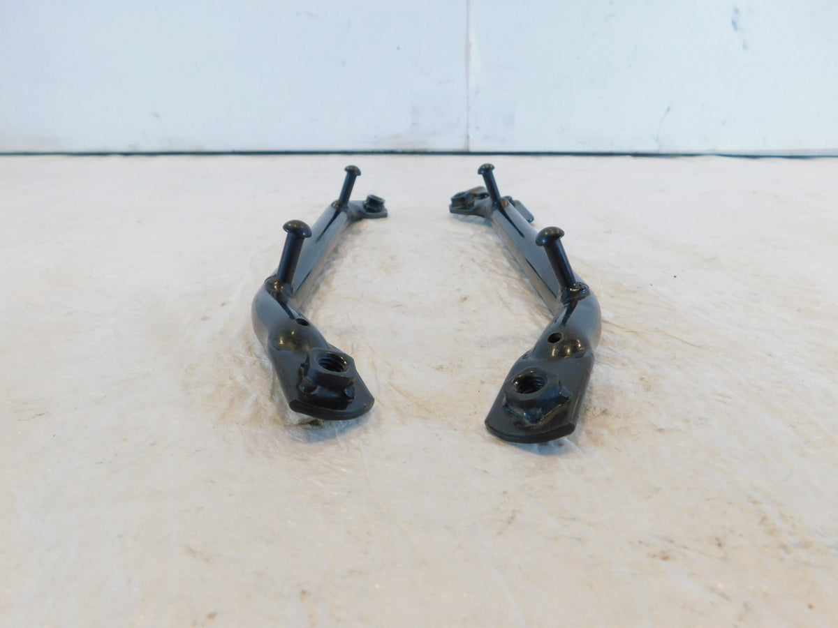 Pair Kawasaki Ninja ZX600 ZX600-E & ZZR600 Rear Passenger Seat Grab Bar Rails - C3 Cycle