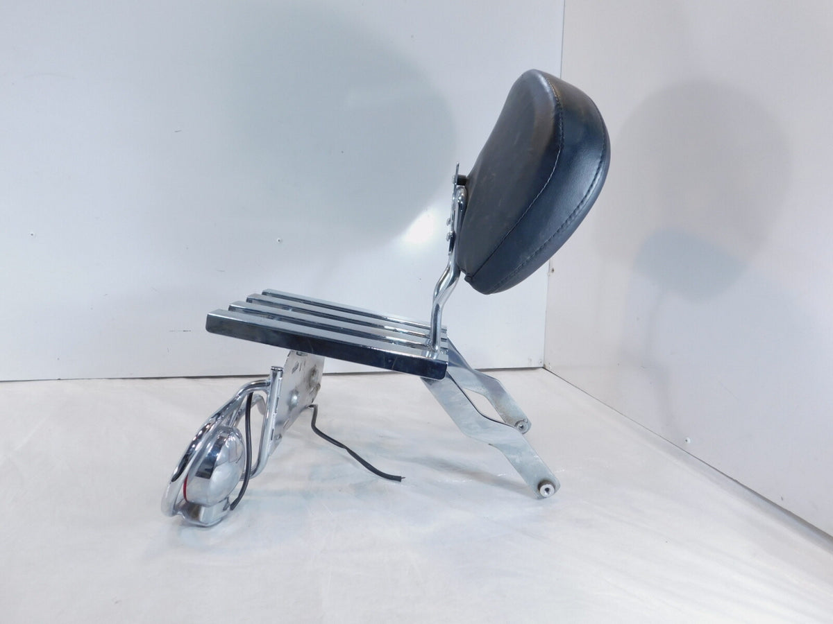Harley Road King Electra Glide Rear Passenger Backrest Sissybar & Luggage Rack - C3 Cycle