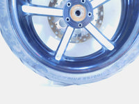 2001 01 Titan Phoenix ZRM ZSX Softail EVO Black Rear Wheel Rim Rotor & Tire - C3 Cycle