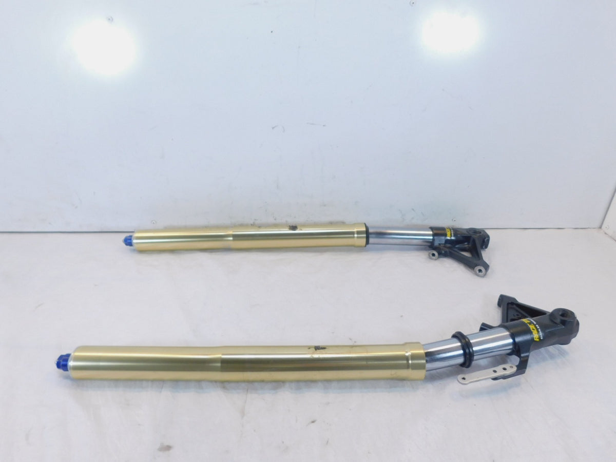 Bent 2007-2012 Triumph Tiger 1050 SE Front Wheel Suspension Fork Shock Leg Tubes - C3 Cycle