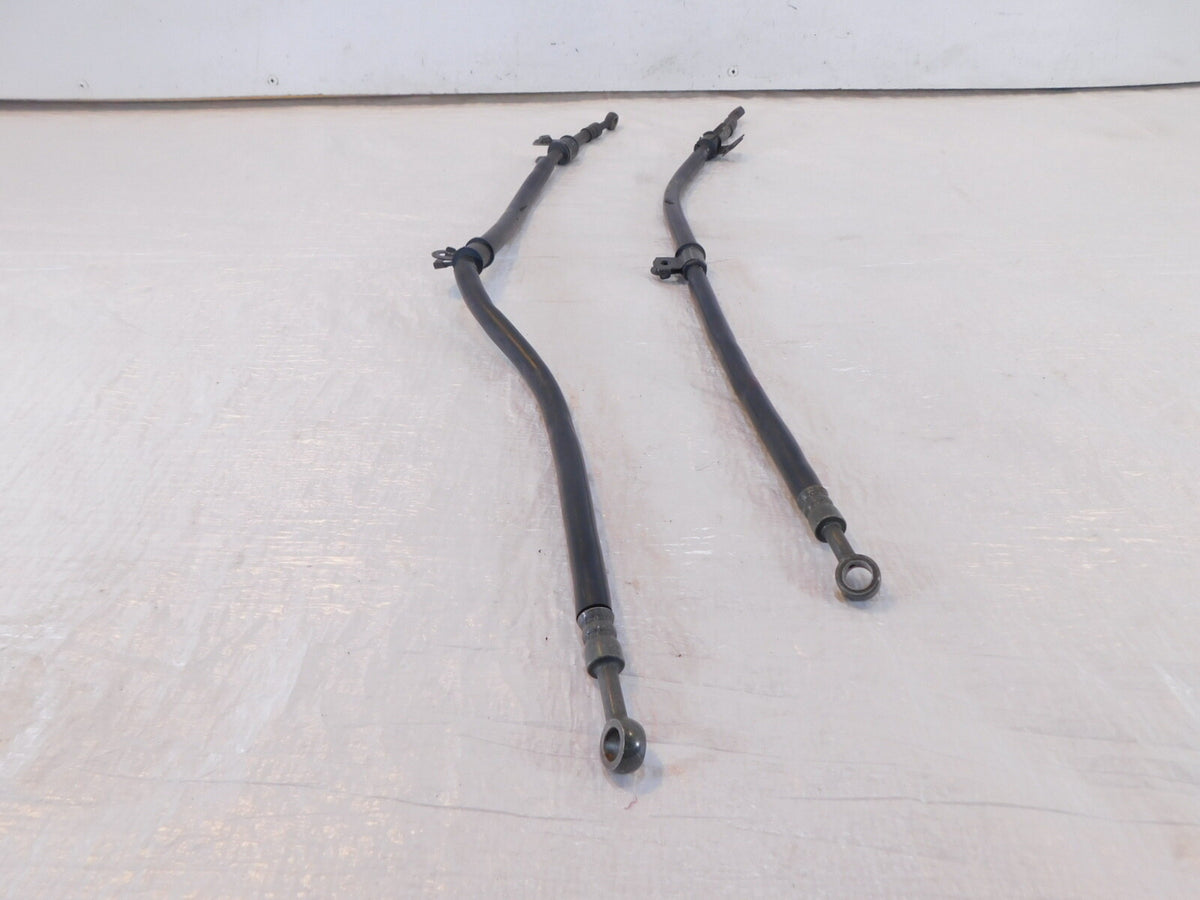 Yamaha FZR600 FZR600R Front Left & Right Brake Disc Caliper Hose Line Pipes - C3 Cycle