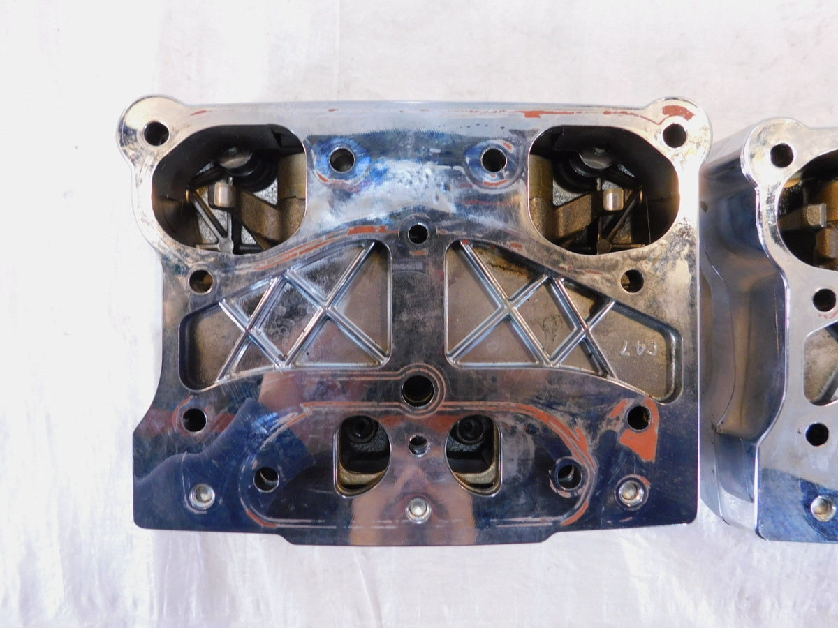 Harley Davidson Road King Dyna & Softail Chrome Cylinder Head Top Rocker Boxes - C3 Cycle