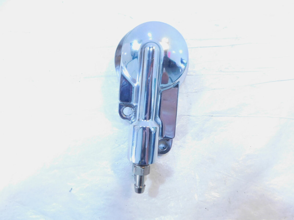 2001 Titan Phoenix ZRM ZSX Ultima Softail Engine Motor Chrome Oil Filter Mount - C3 Cycle