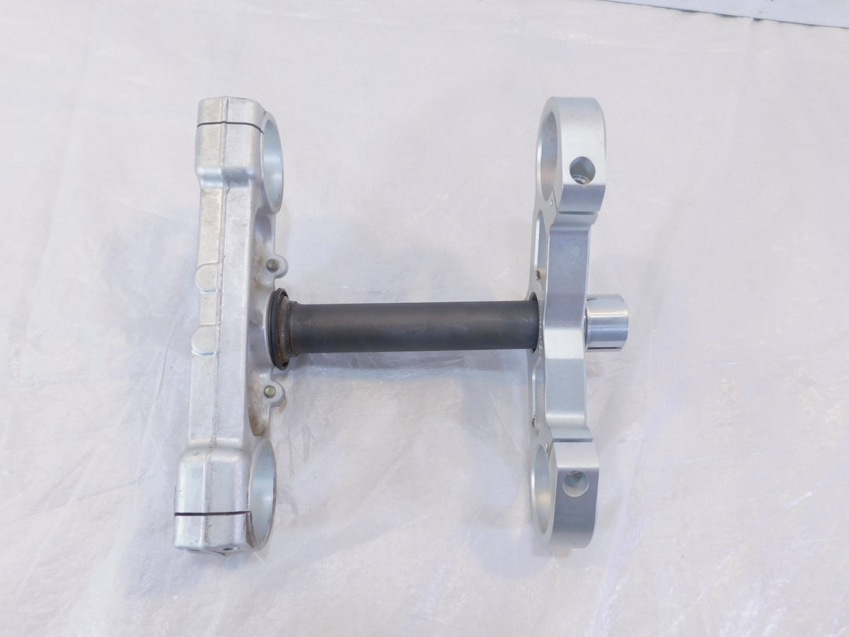 Ducati Superbike 749 Silver Front End Fork Steering Stem & Bridge Triple Tree - C3 Cycle