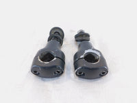 Yamaha Road Star Silverado V-Star 650 1100 Black Handlebar Riser Mount Clamps - C3 Cycle