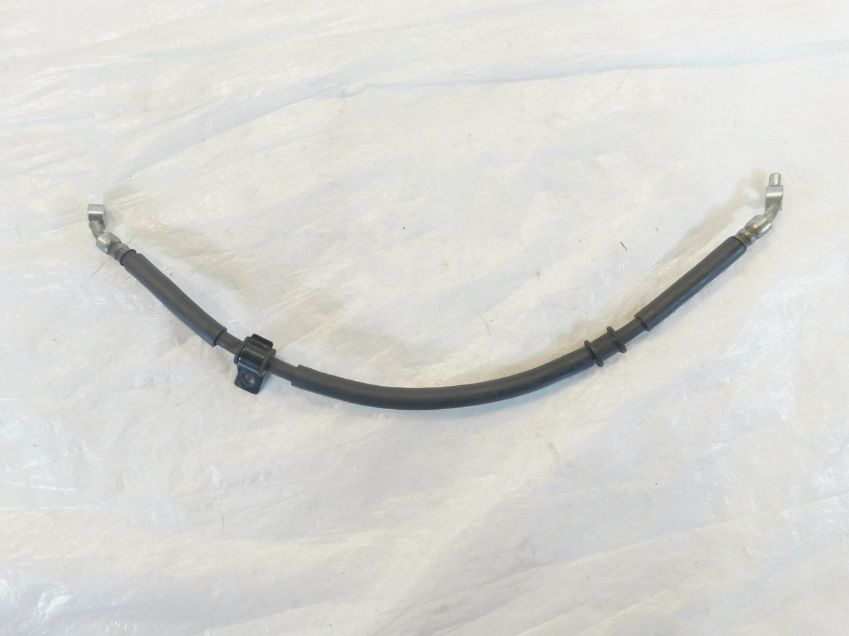 Kawasaki ER650 EX650 Ninja 650 Black Front Brake Left to Right Caliper Hose Line - C3 Cycle