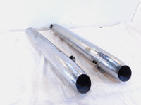 Indian Chief Chieftain Roadmaster Springfield Chrome Left/Right Exhaust Mufflers - C3 Cycle
