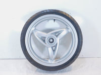 2001 2002 2003 2004 2005 BMW F650CS F650 CS Silver Front Wheel Rim & Tire - C3 Cycle