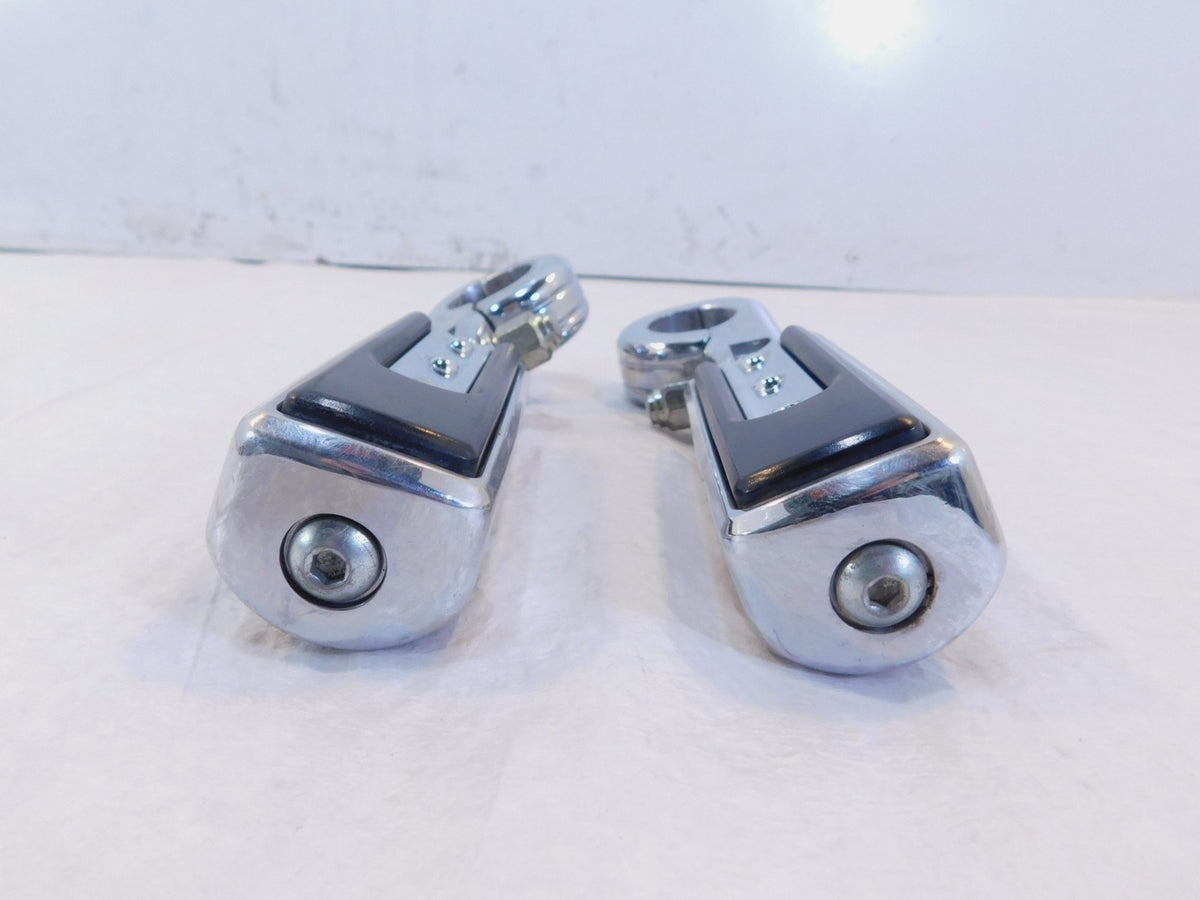 Harley Electra Glide & Road King Ironside Footrest Footpegs w/ Highway Mounts - C3 Cycle