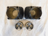 Pair Harley Davidson Sportster 1200 Black Engine Cylinder Barrel Jugs & Pistons - C3 Cycle